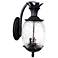Lanai 3-Light Matte Black Wall Light