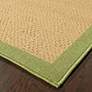 Lanai 525G6 5&#39;3"x7&#39;6" Beige and Green Outdoor Area Rug