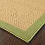 Thumbnail2 of Lanai 525G6 8'6"x13' Beige and Green Outdoor Area Rug more views