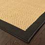 Thumbnail2 of Lanai 525X5 8'6"x13' Beige and Black Outdoor Area Rug more views