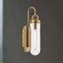 1_Lancaster 18" High Aged Gold Wall Sconce