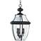 Lancaster 20 3/4" High Black 3-Light Outdoor Hanging Light