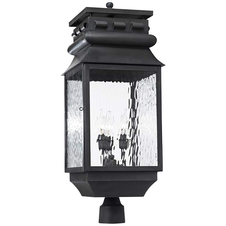 Image 1 Lancaster 29 inch High Charcoal Outdoor Post Light