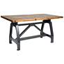 Lancaster 36 1/2"W Amber Graphite Dining/Gathering Table in scene