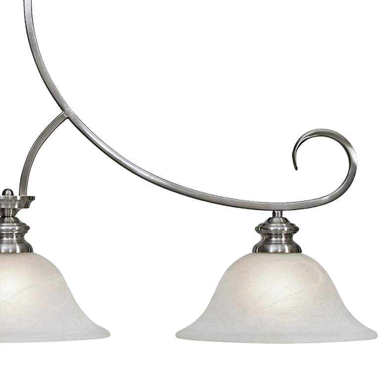Image 3 Lancaster 36" Wide Pewter Kitchen Island Light Pendant more views
