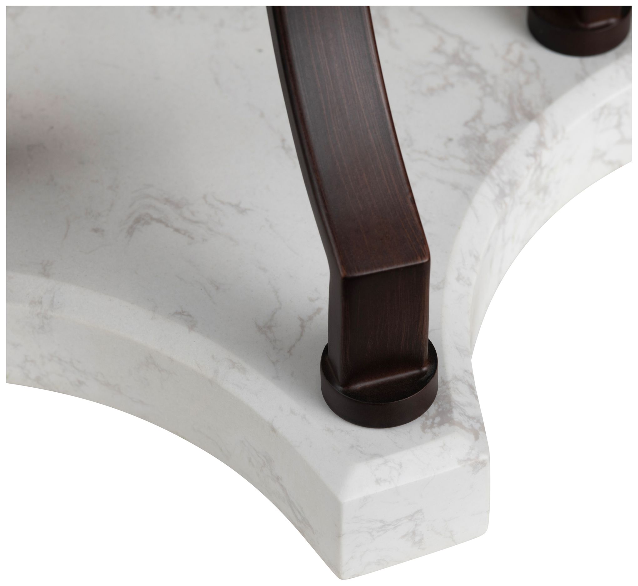 Image 3 Lancaster Metal and Marble Table Lamp more views