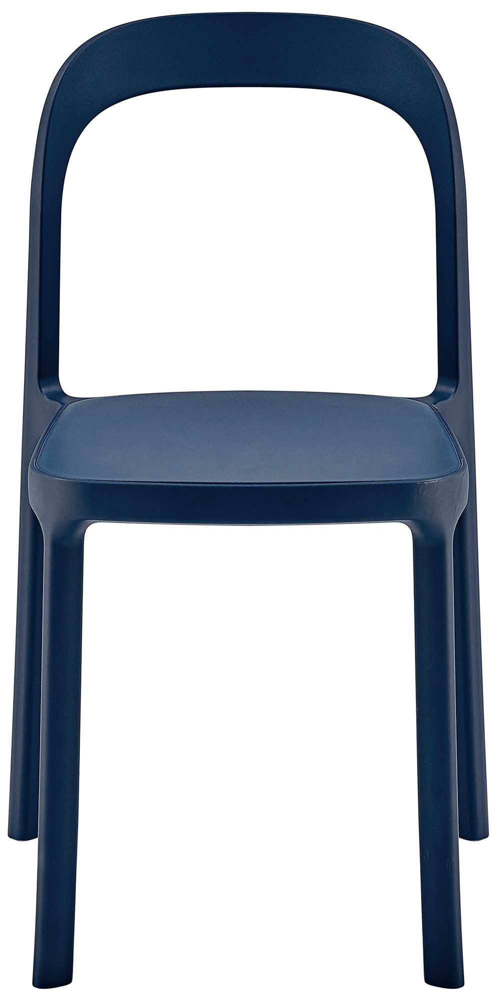 Lance Blue Stackable Indoor/Outdoor Side Chairs Set of 2