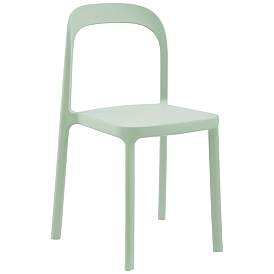 Image1 of Lance Mint Outdoor Stackable Side Chair