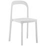 6_Lance White Stackable Indoor/Outdoor Side Chairs Set of 2 more views