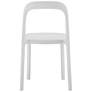 Lance White Stackable Indoor/Outdoor Side Chairs Set of 2
