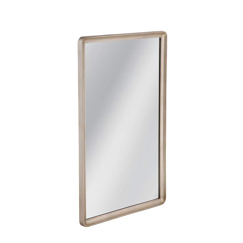 Image 2 Lancelle 24" x 36" Antique Silver Wall Mirror more views