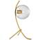 Lancy 18 1/2" High Gold Accent Tripod Table Lamp