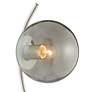 Lancy 18 1/2" High Nickel Tripod Table Lamp with Smoke Shade