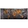 Land and Sea Bronze Pewter 48" Wide Abstract Metal Wall Art