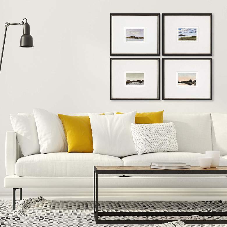 Image 2 Land Study I 19"W x 17"H Framed Art Set of 4 more views