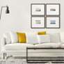 2_Land Study III 19" Wide 4-Piece Framed Giclee Wall Art Set more views