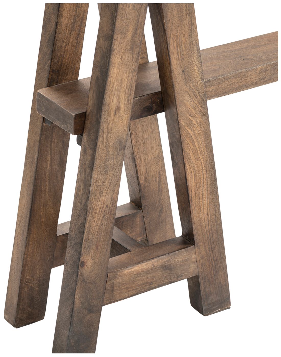 Image 4 Landau Dark Brown Wooden Console Table more views