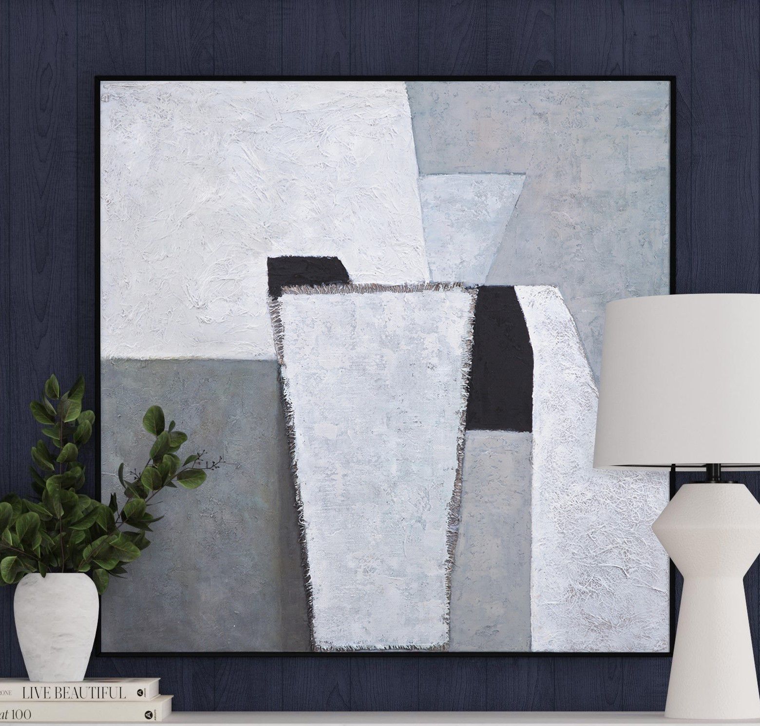 Image 5 Landen Gray Canvas Wall Art more views