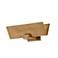 Lander 4 1/2" High Warm Patina Brass Wall Sconce