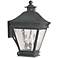 Landings Collection 19 1/2" High Charcoal Outdoor Wall Light
