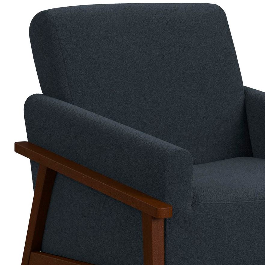 Image 2 Lando Langley Blue Fabric Accent Chair more views