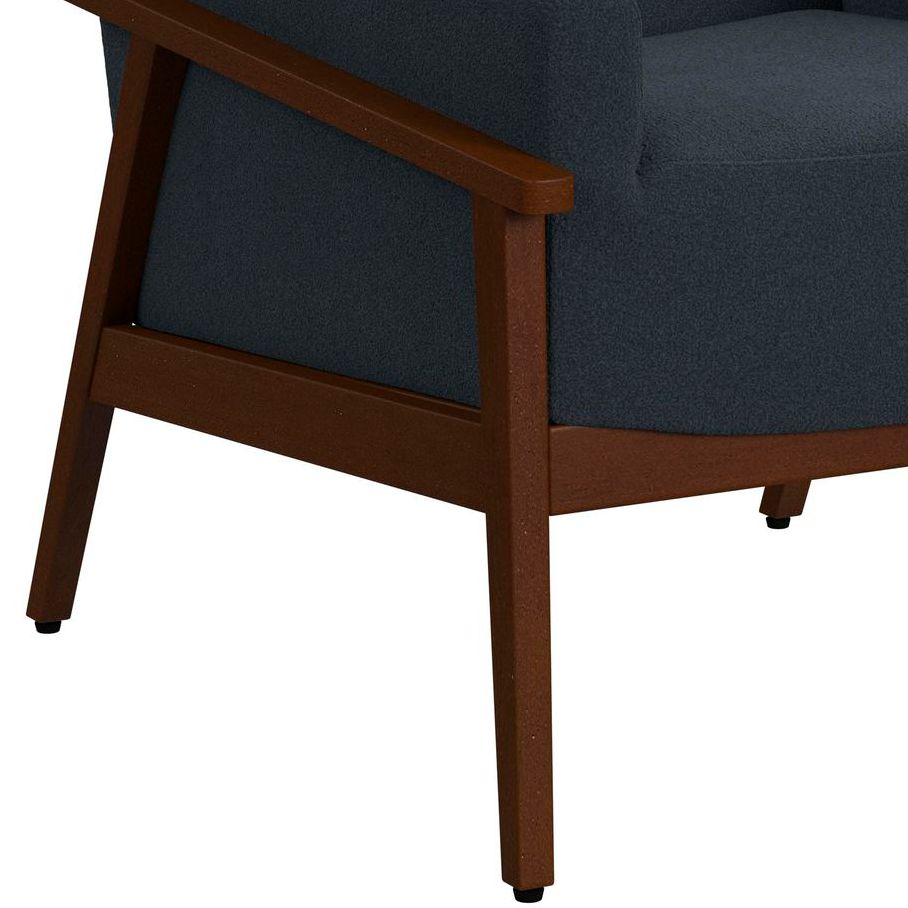 Image 3 Lando Langley Blue Fabric Accent Chair more views