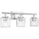 Landon 24" Wide Brushed Nickel 3-Light Bath Light
