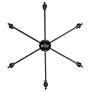 6_Landon 26" Wide 6-Light Matte Black Chandelier more views