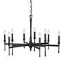 3_Landon 34" Wide 9-Light Matte Black Chandelier more views