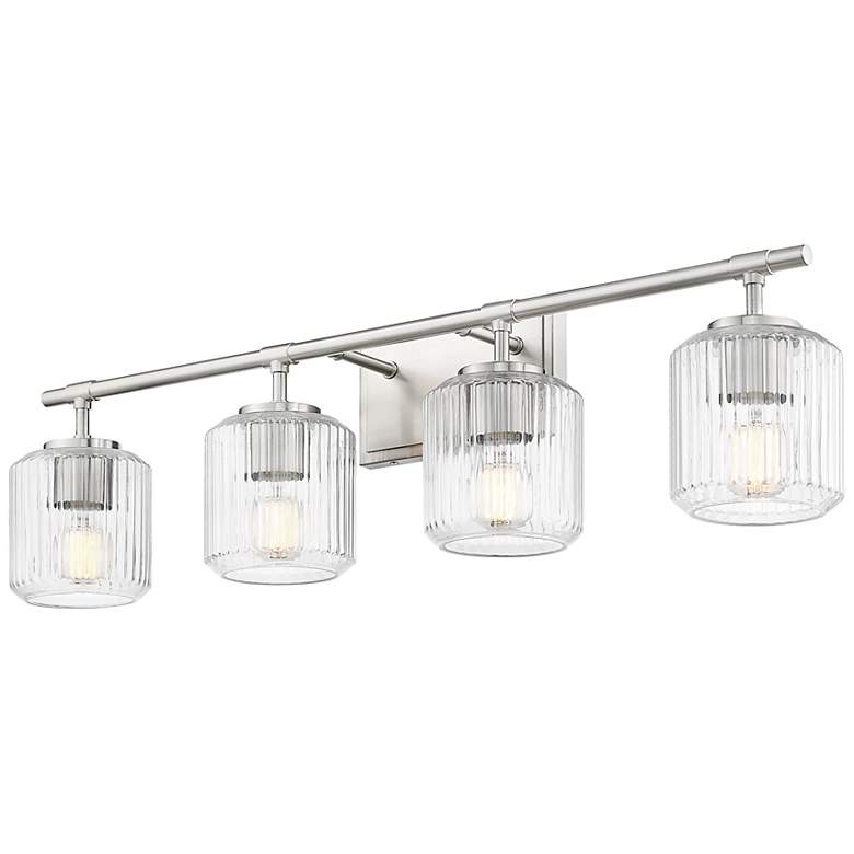 Image 4 Landon by Z-Lite Brushed Nickel 32 inch 4 Light Vanity more views