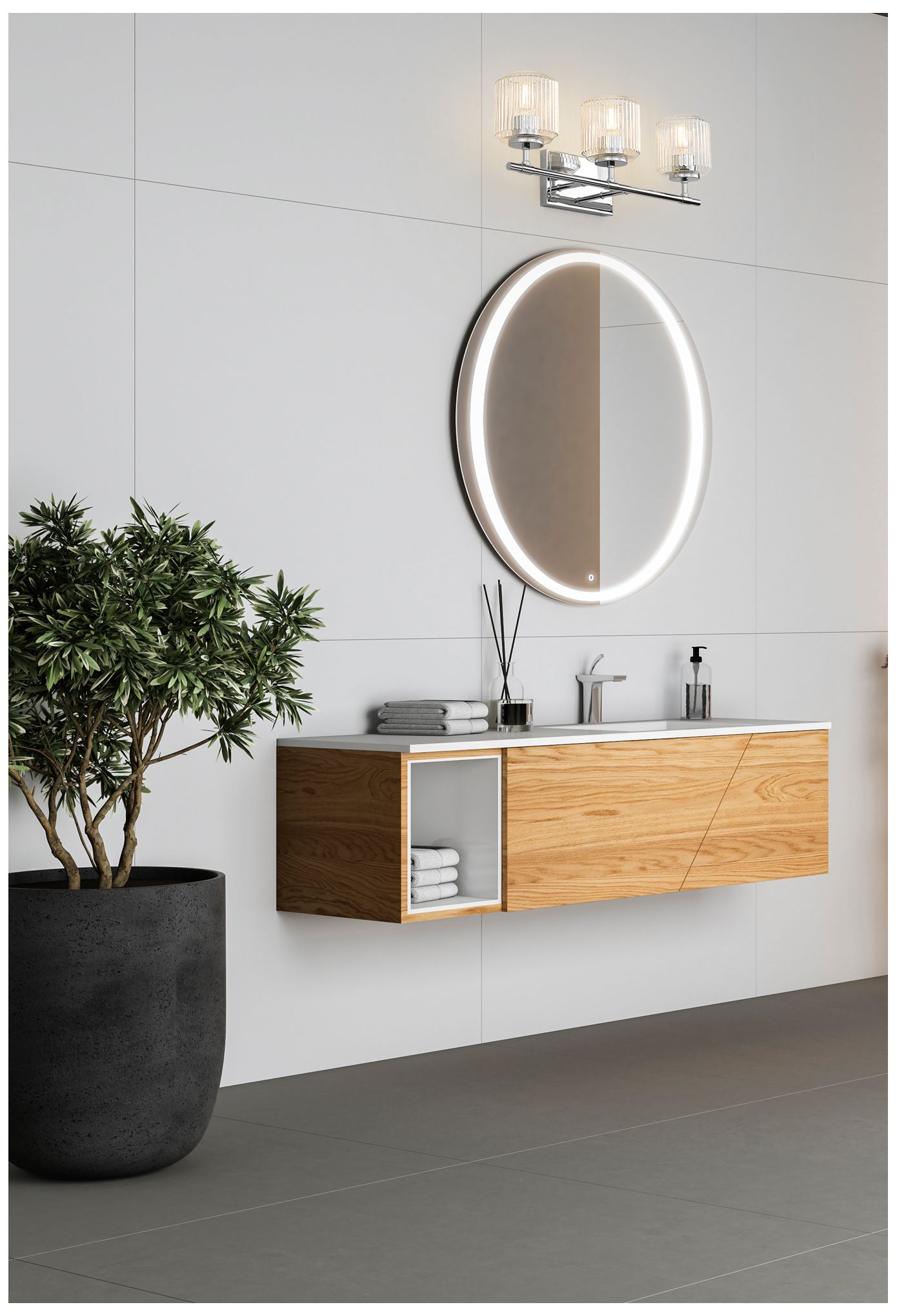 Image 3 Landon by Z-Lite Chrome 24 inch 3 Light Vanity more views