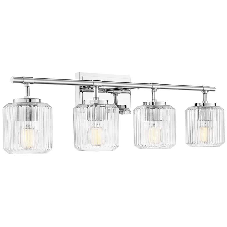 Image 1 Landon by Z-Lite Chrome 32 inch 4 Light Vanity