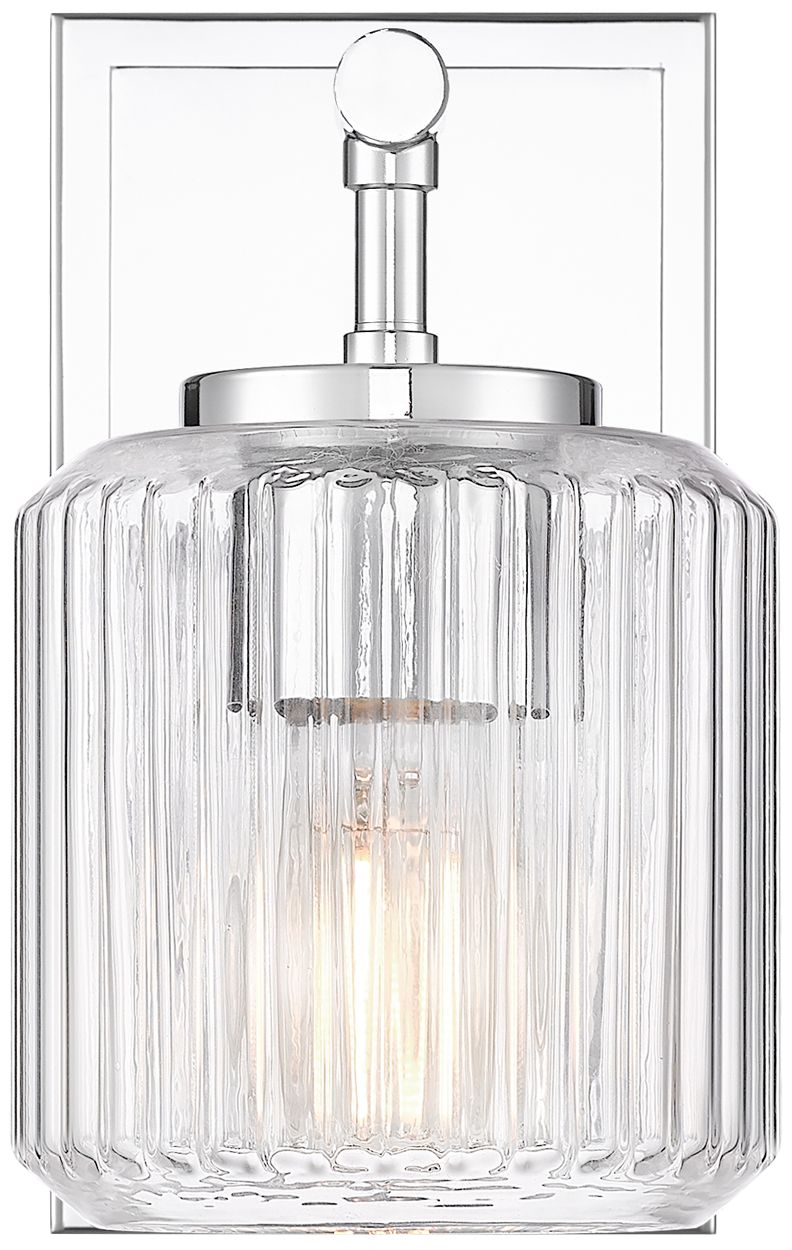 Image 5 Landon by Z-Lite Chrome 5 inch 1 Light Wall Sconce more views