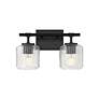 5_Landon by Z-Lite Matte Black 14 inch 2 Light Vanity more views