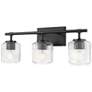 2_Landon by Z-Lite Matte Black 24 inch 3 Light Vanity