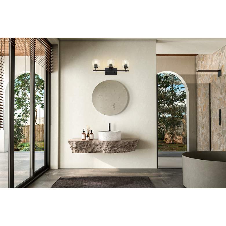 Image 4 Landon by Z-Lite Matte Black 24 inch 3 Light Vanity more views