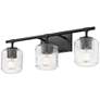 5_Landon by Z-Lite Matte Black 24 inch 3 Light Vanity more views