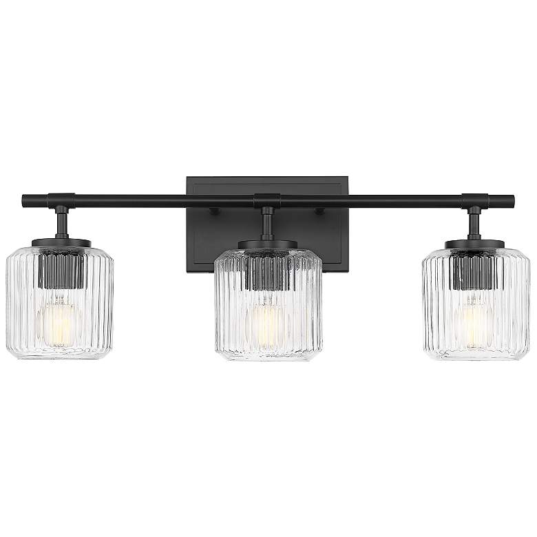 Image 6 Landon by Z-Lite Matte Black 24 inch 3 Light Vanity more views