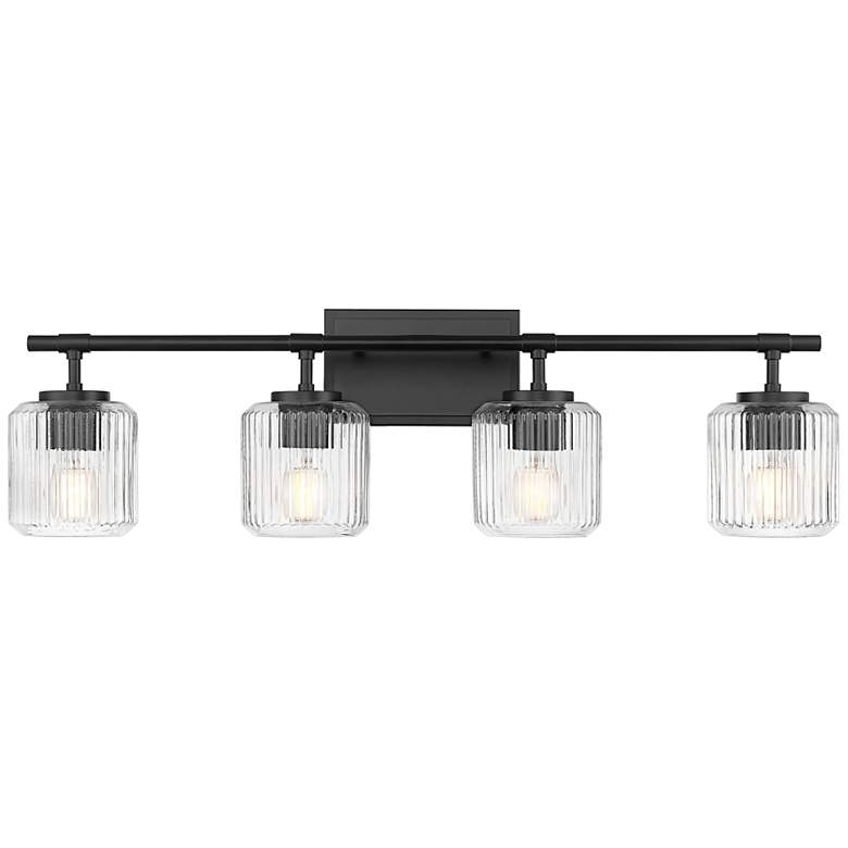 Image 6 Landon by Z-Lite Matte Black 32 inch 4 Light Vanity more views
