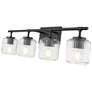 7_Landon by Z-Lite Matte Black 32 inch 4 Light Vanity more views