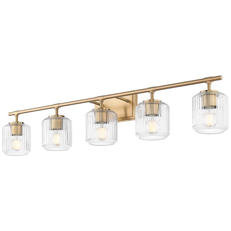 Image 5 Landon by Z-Lite Modern Gold 42 inch 5 Light Vanity more views