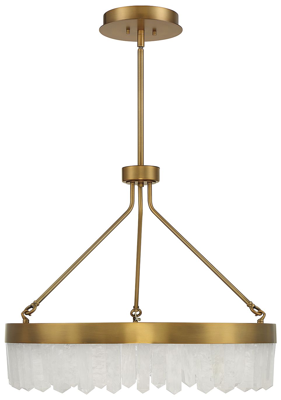 Thumbnail2 of Landon LED Pendant in Warm Brass more views