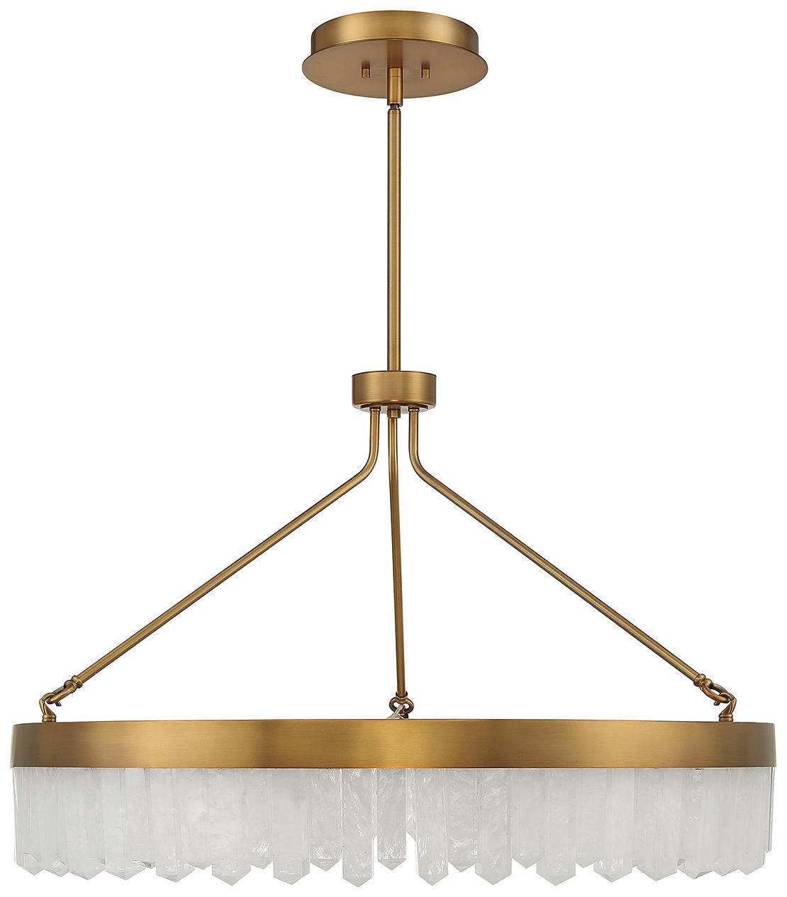 Image 2 Landon LED Pendant in Warm Brass more views