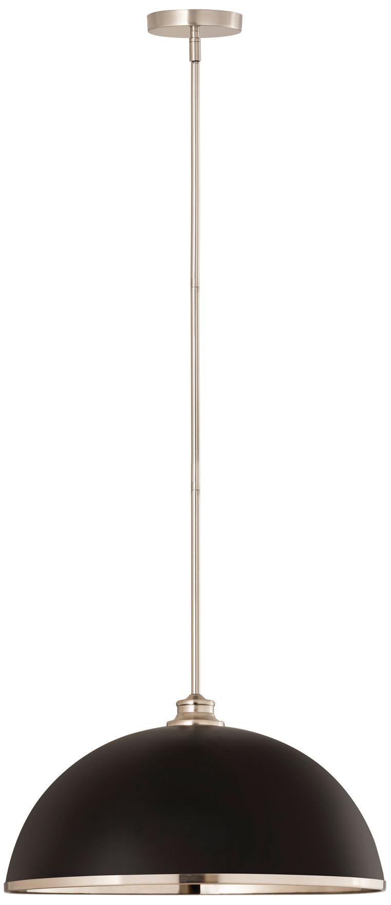 Image 7 Landry by Z-Lite Matte Black + Brushed Nickel 20 inch 1 Light Pendant more views