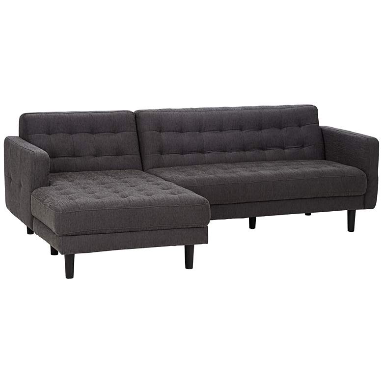 Image 1 Landry Gray Left Hand-Facing Sectional Sofa