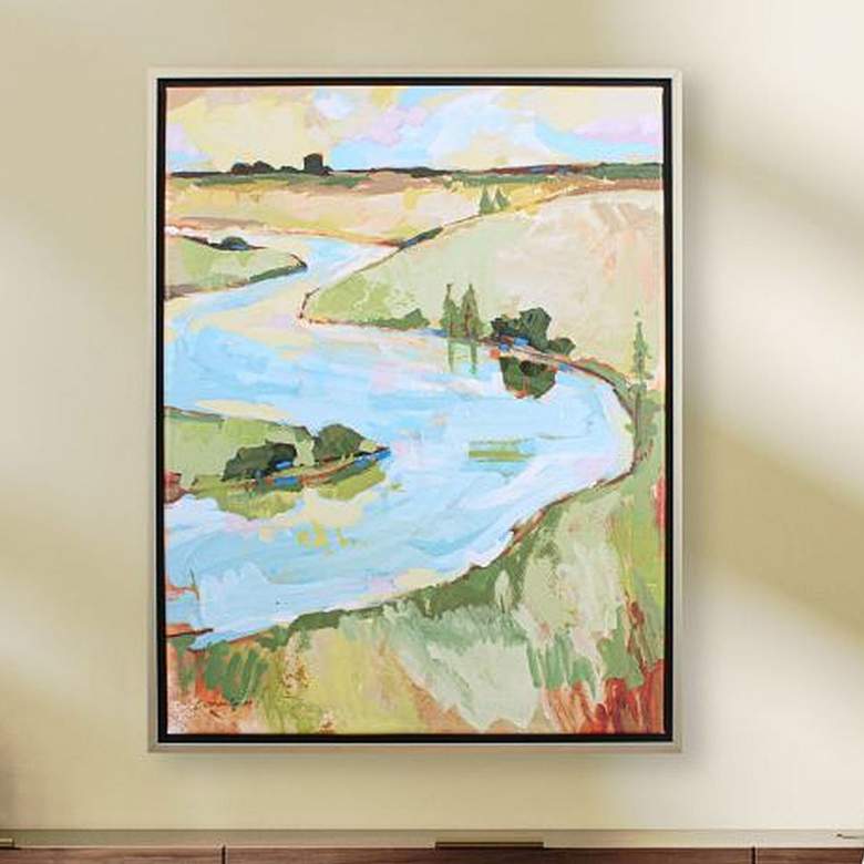Image 2 Landscape I 36"H Rectangular Giclee Framed Canvas Wall Art