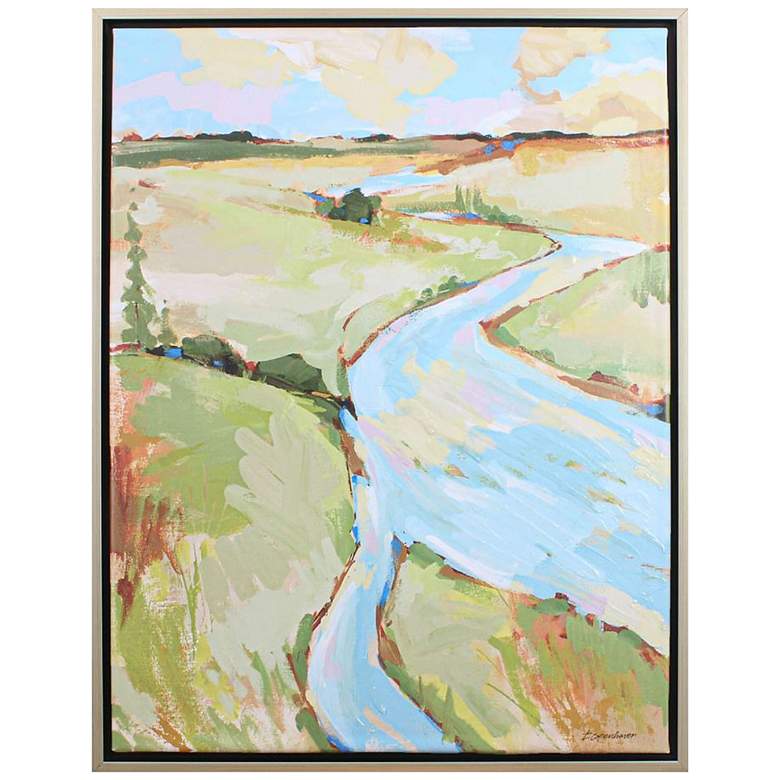 Image 3 Landscape II 36 inchH Rectangular Giclee Framed Canvas Wall Art