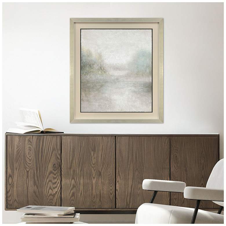 Image 4 Landscape Illusion II 35"W x 39"H Transitional Framed Art more views