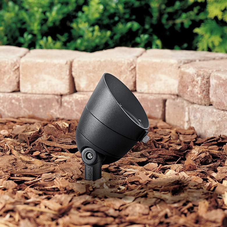 Image 1 Landscape LED 4 1/2" High Black 3.5W 3000K Accent Spot Light