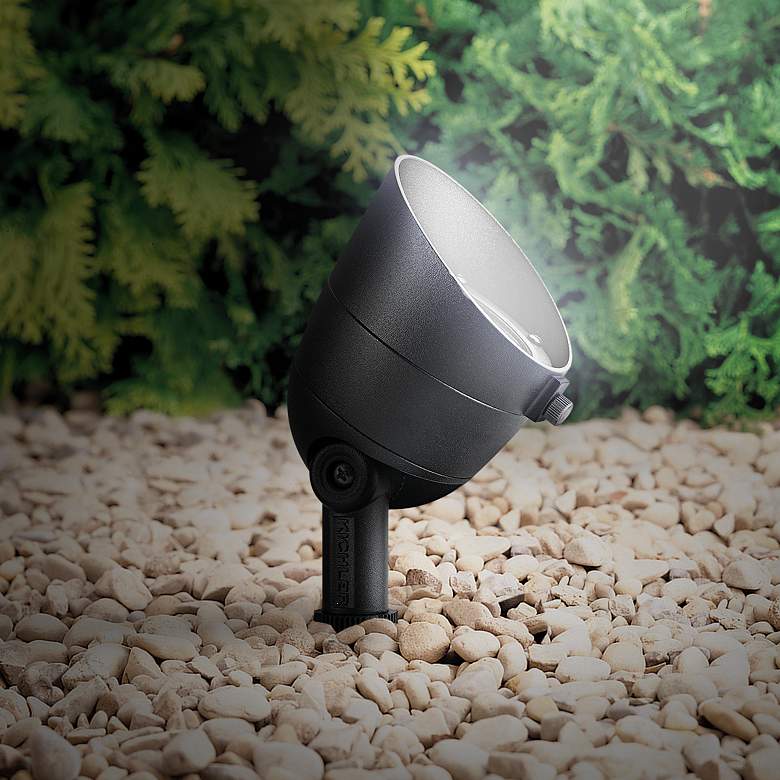 Image 3 Landscape LED 4 1/2" High Black 3.5W 3000K Wide Flood Light more views